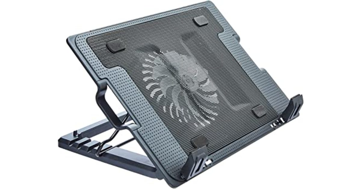 Base Cooler Vertical Para Notebook Preto AC166 - Multi