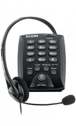 Telefone Headset HST-6000 - Elgin
