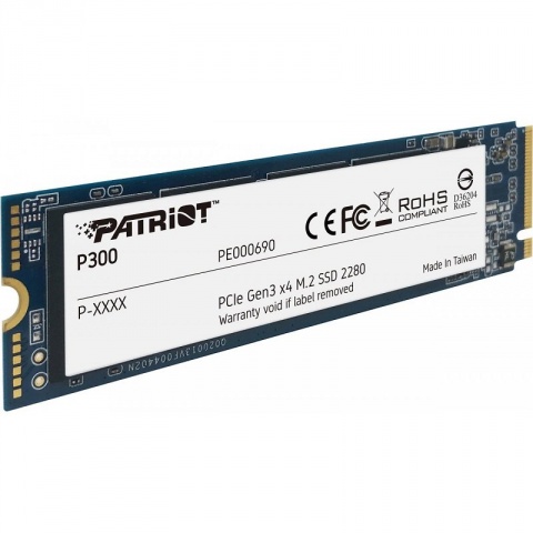 SSD P300 512GB M.2 2280 Nvme Pcie GEN 3 X4 Leitura 1700MB/S Gravacao 1100MB/S P300P512GM28 - Patriot