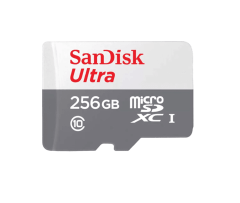 Cartao de Memoria Ultra 256GB Micro SD Sdxc Uhs-i Classe 10 C/ Adaptador SDSQUNR-256G-GN6TA - SanDisk